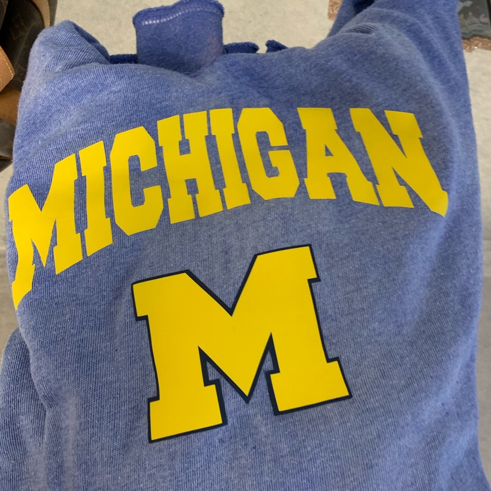 Michigan university sweatshirt